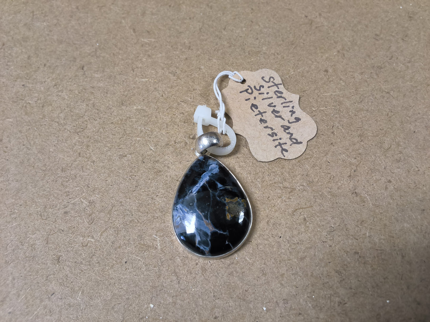 Sterling Silver Pietersite Pendants