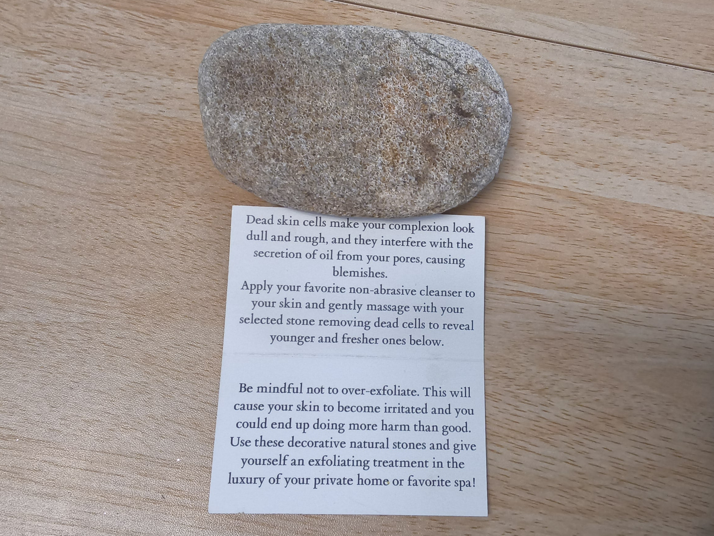 Exfoliating Stones