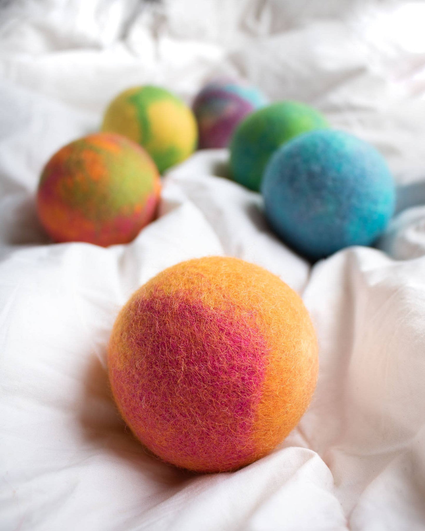 Galaxy Tie Dye Eco Wool Dryer Balls - Hippie