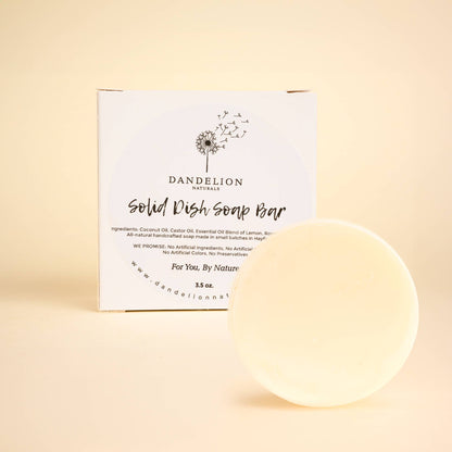 Solid Dish Soap Bar | Dish Soap |  Lemon + Basil + Rosemary