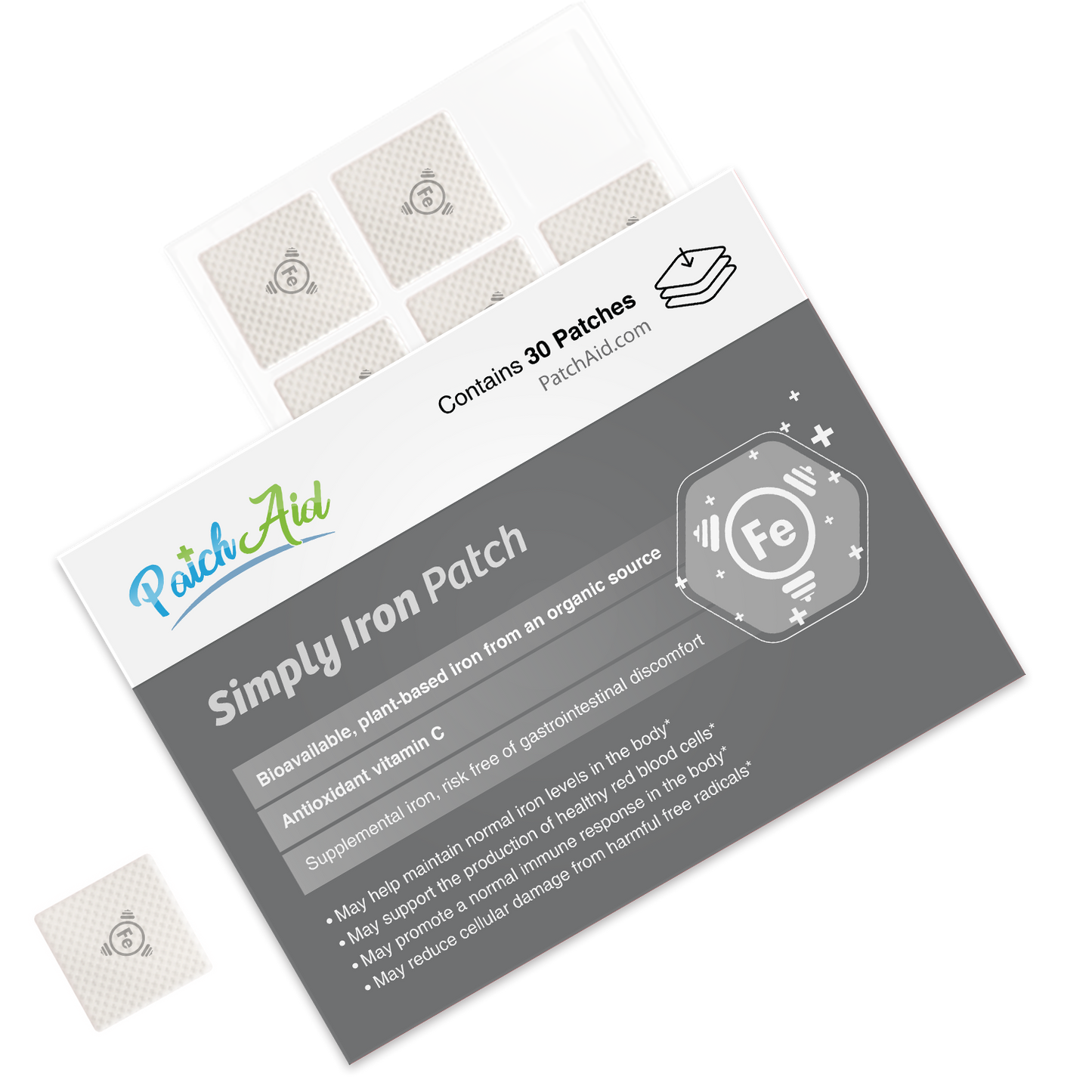 Simply Iron Patch - Gentle & Effective Iron Supplement
