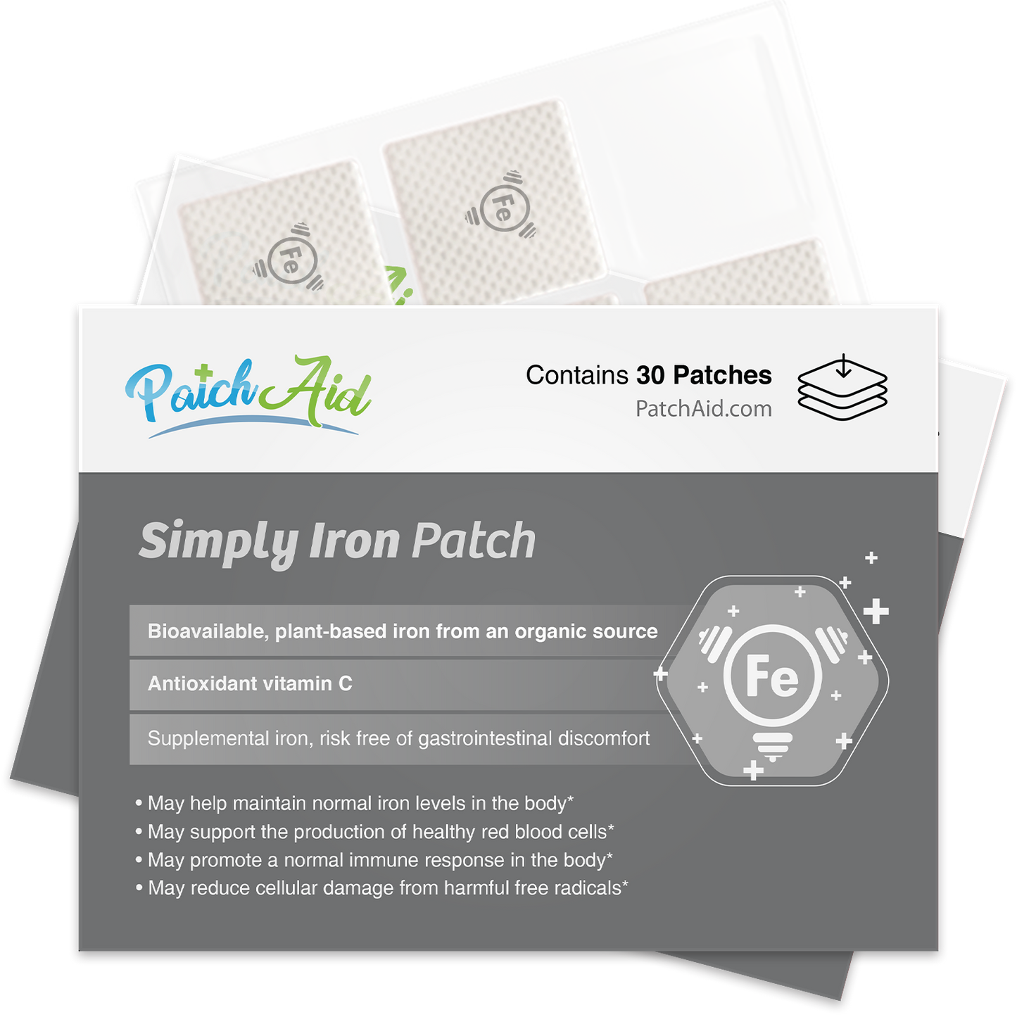 Simply Iron Patch - Gentle & Effective Iron Supplement