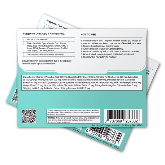Allergy Plus Vitamin Patch - Natural Allergy Relief
