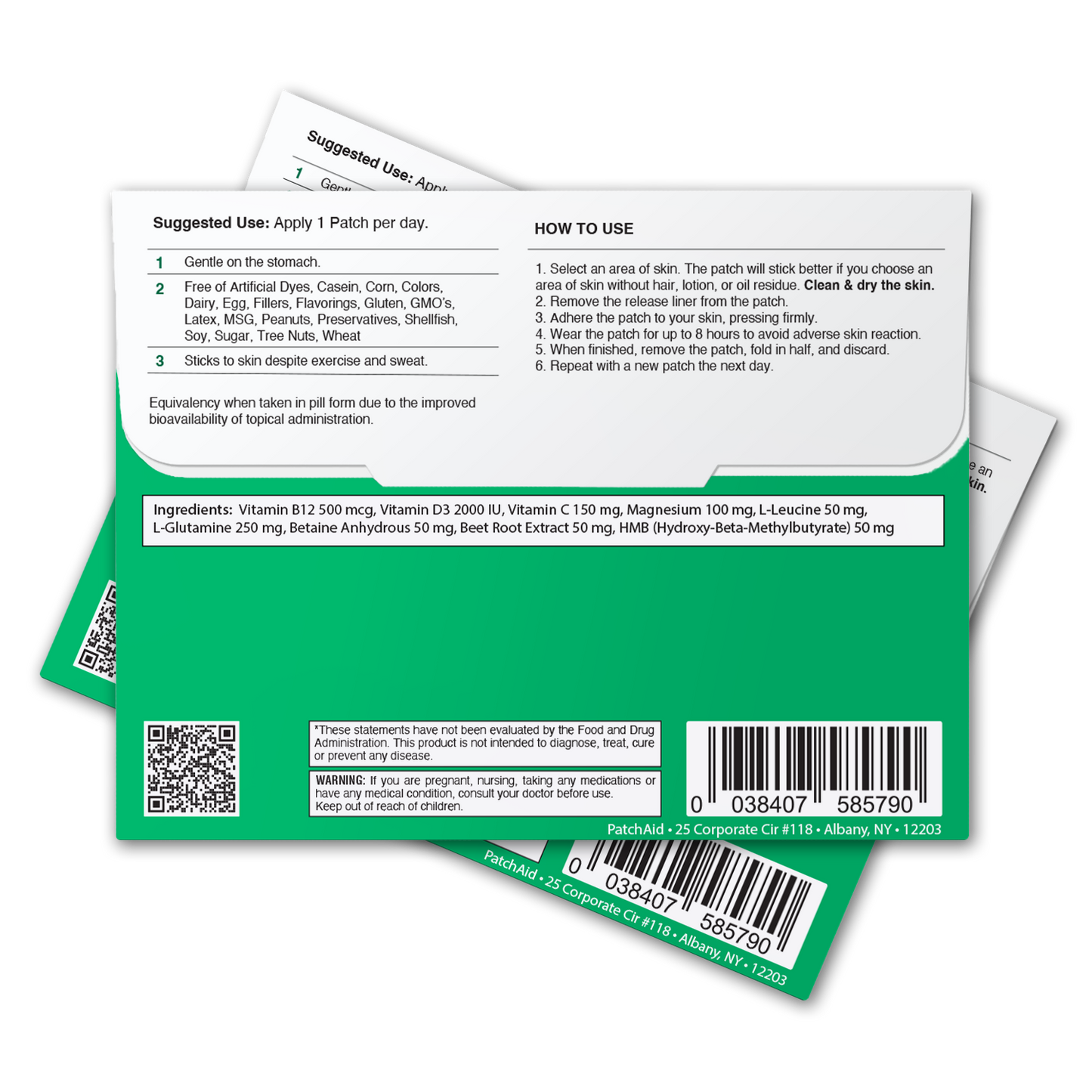 Performance & Recovery Support Patch - Endurance Enhancer