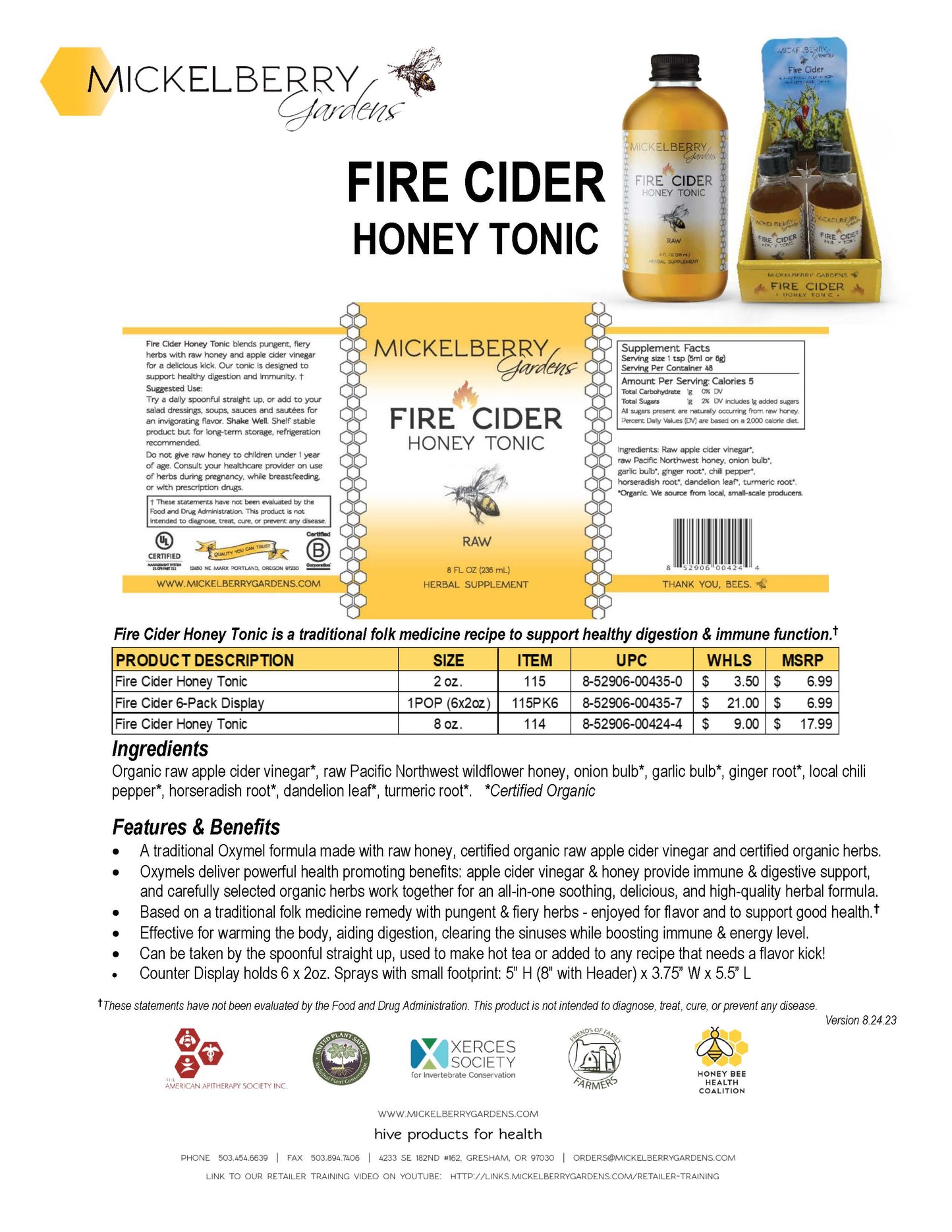 Fire Cider - clear head and sinuses
