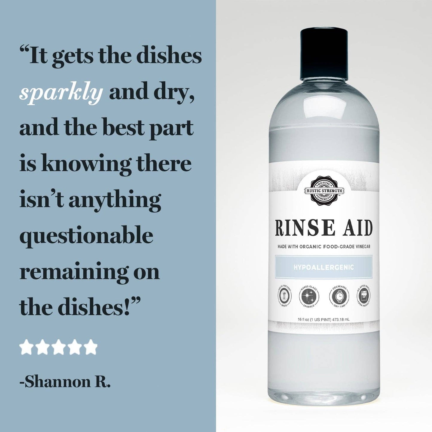 Rinse Aid (for automatic dishwashers)