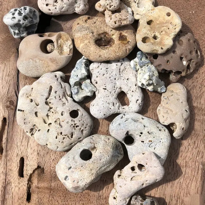 Hag Stone Pendants & Necklaces