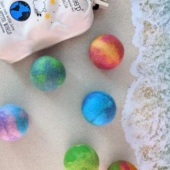 Galaxy Tie Dye Eco Wool Dryer Balls - Hippie