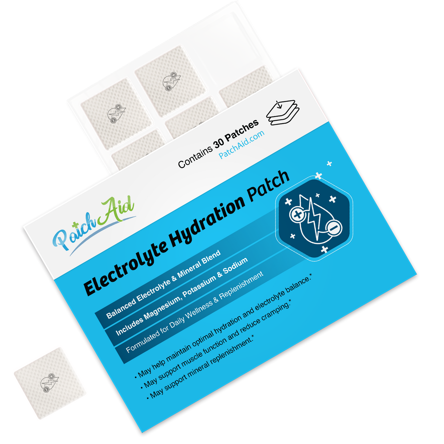Electrolyte Hydration Patch – Stimulant-Free Fluid Support