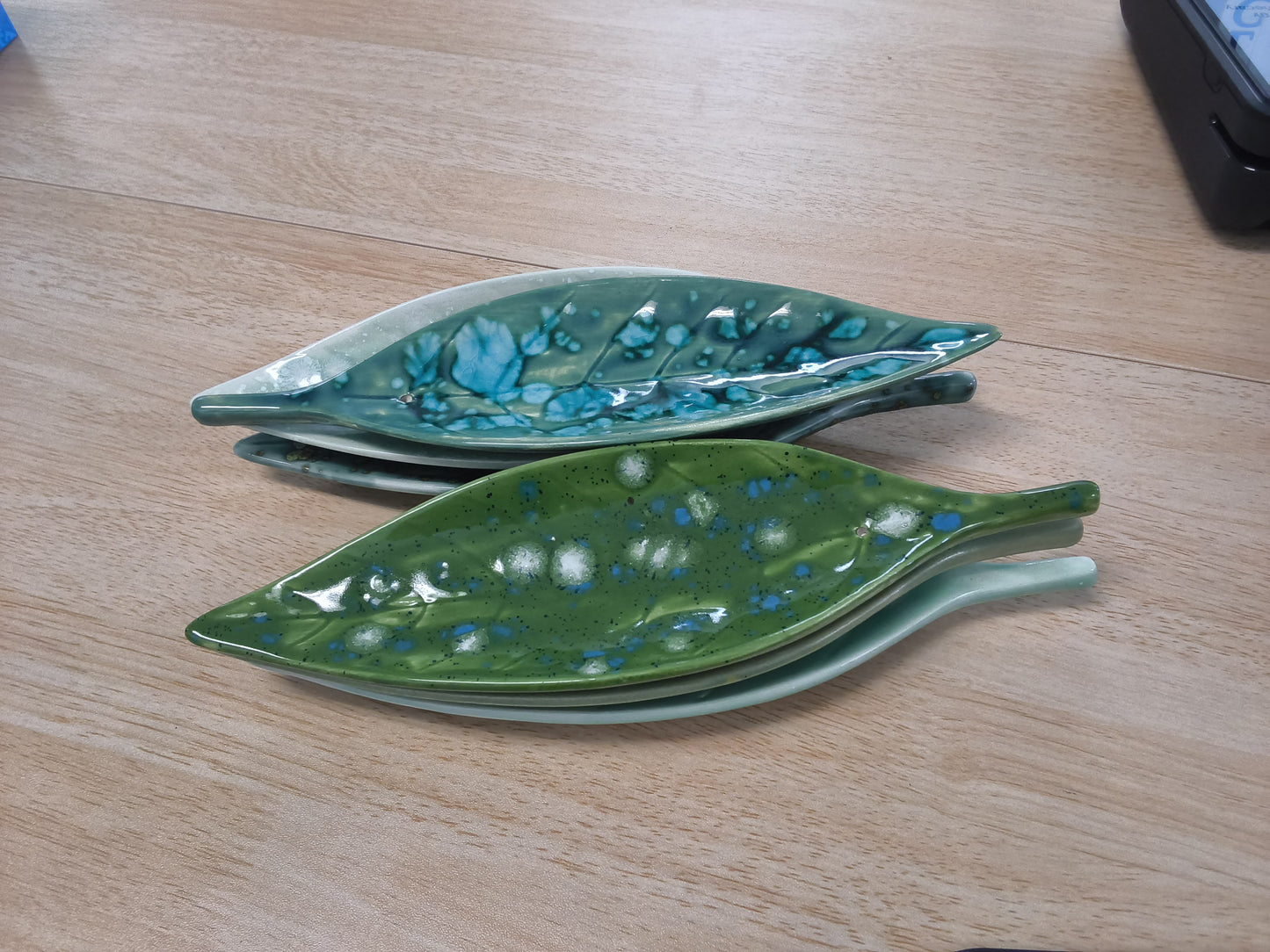 Ceramic Leaf Incense Holder
