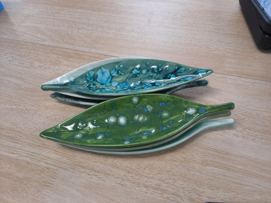 Ceramic Leaf Incense Holder